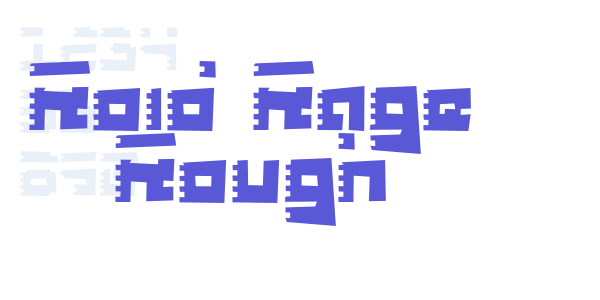 Roid Rage Rough font free