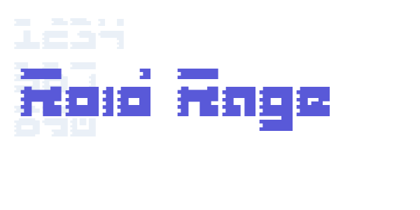 Roid Rage font free