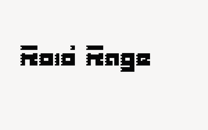 Roid Rage Font