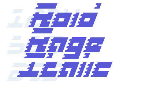 Roid Rage Italic Font