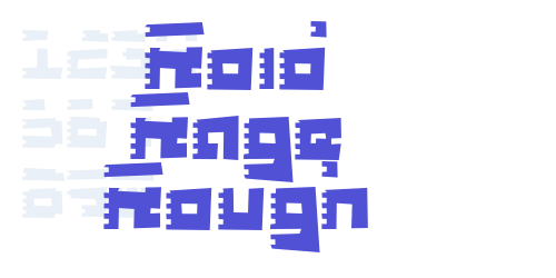 Roid Rage Rough-font-download