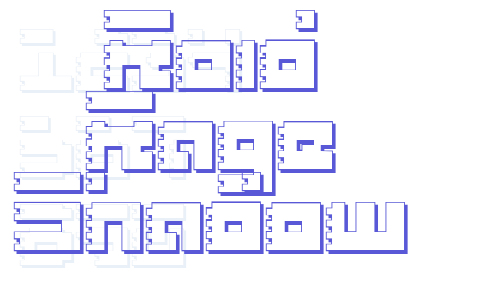 Roid Rage Shadow Font