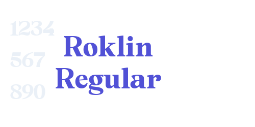 Roklin Regular-font-download