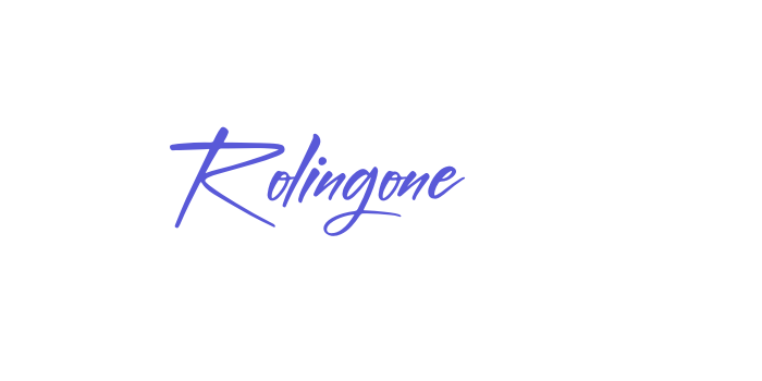 Rolingone Font Download