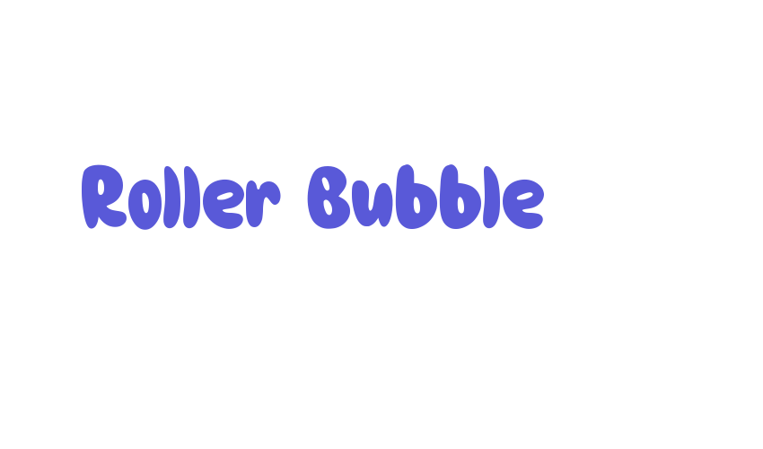 Roller Bubble Font Download