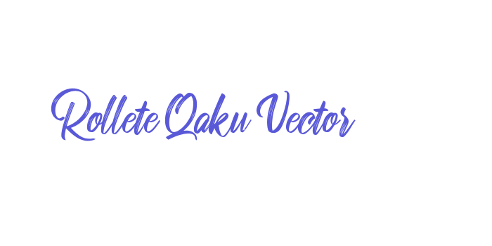 Rollete Qaku Vector Font Download