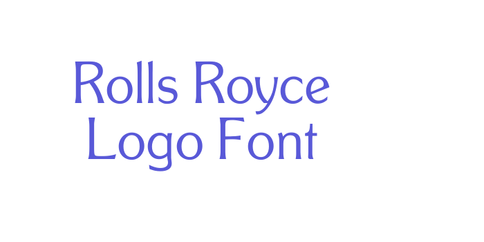 Rolls Royce Logo Font Font Download