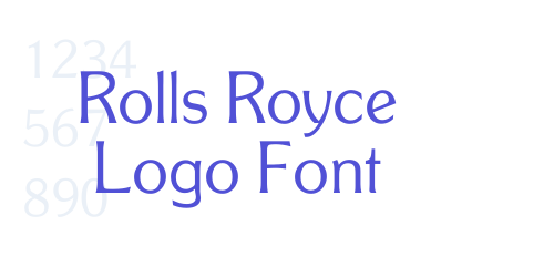 Rolls Royce Logo Font-font-download