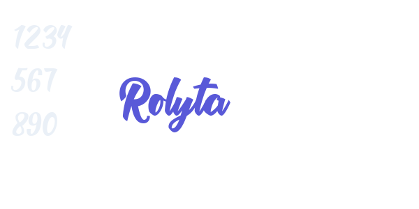 Rolyta font free