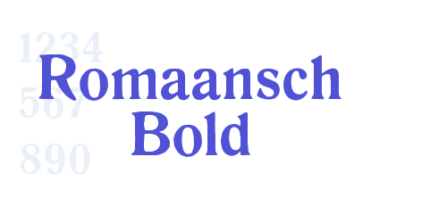 Romaansch Bold-font-download