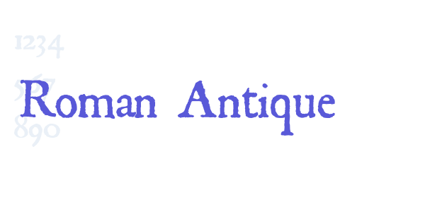 Roman Antique font free