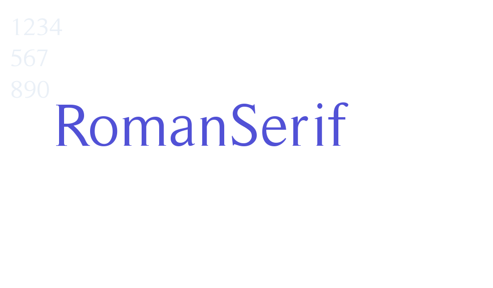 RomanSerif-font-download