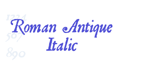 Roman Antique Italic-font-download