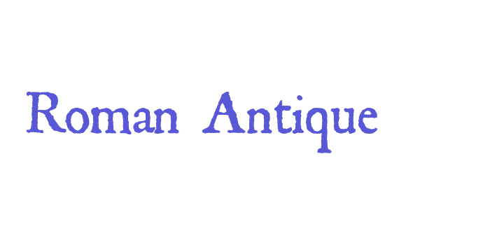 Roman Antique Font Download