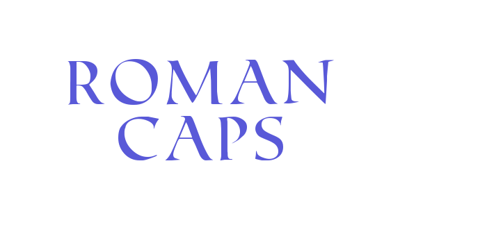 Roman Caps Font Download