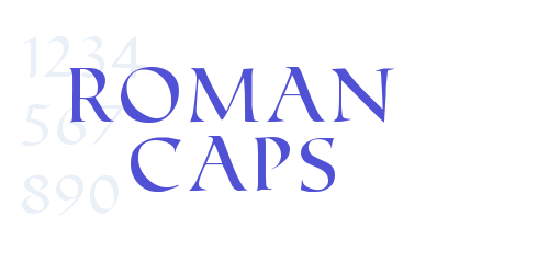Roman Caps-font-download