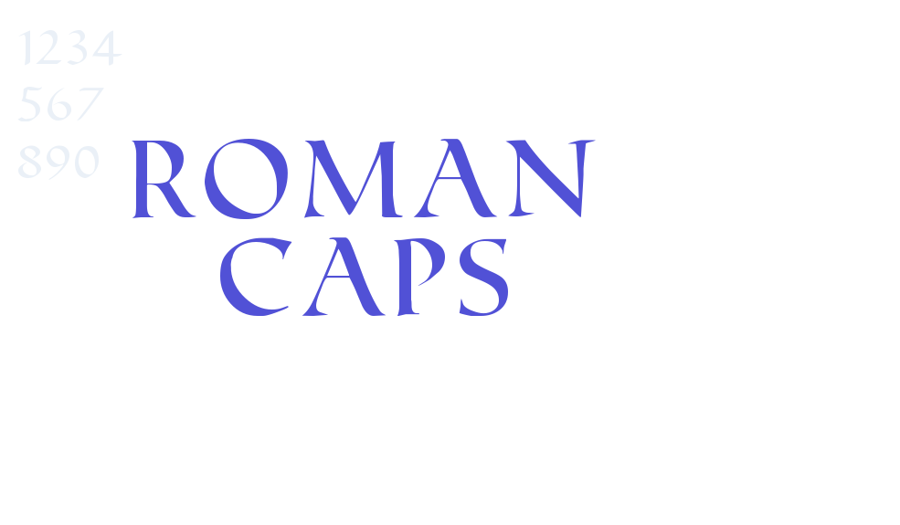 Roman Caps-font-download