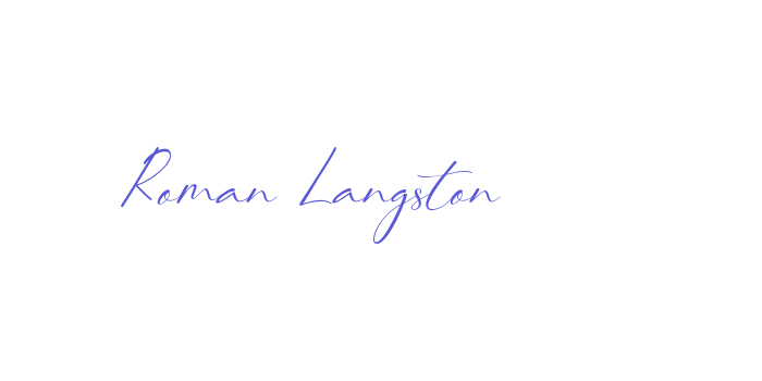 Roman Langston Font Download