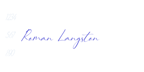 Roman Langston-font-download