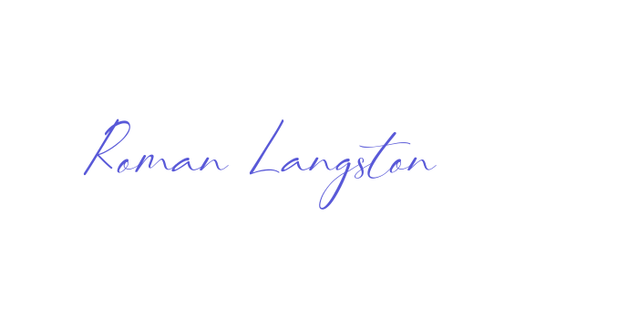 Roman Langston Font