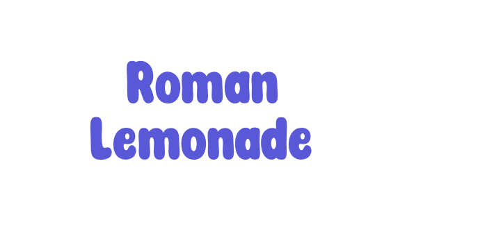 Roman Lemonade Font Download