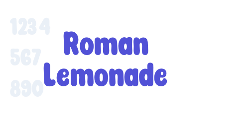 Roman Lemonade-font-download