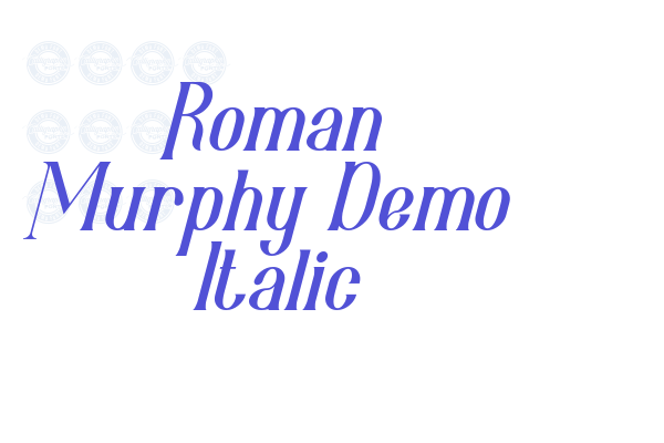 Roman Murphy Demo Italic