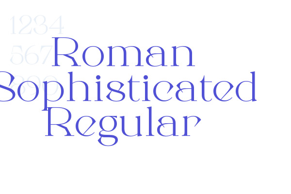 Roman Sophisticated Regular