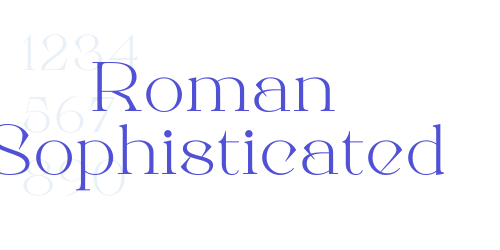 Roman Sophisticated-font-download