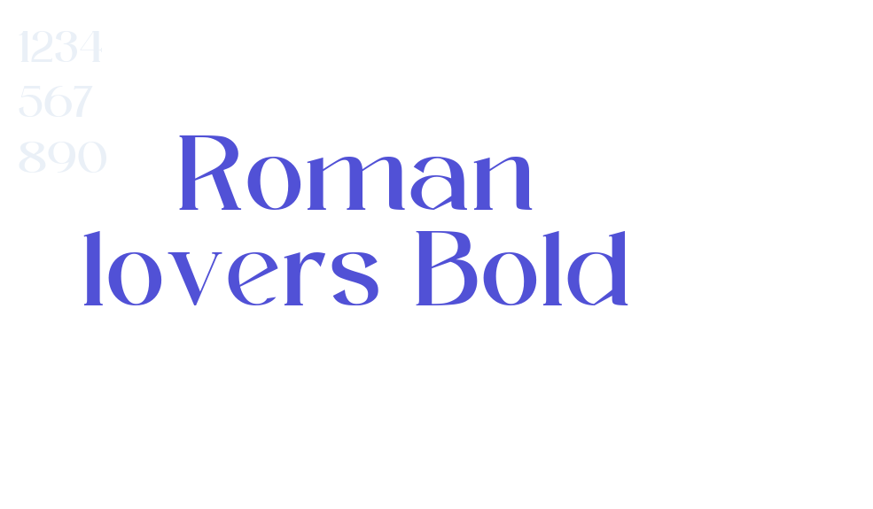 Roman lovers Bold-font-download