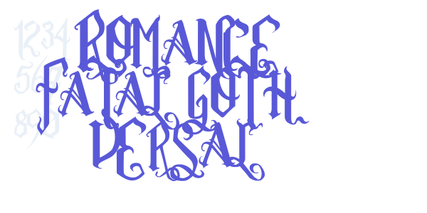 Romance Fatal Goth Versal font