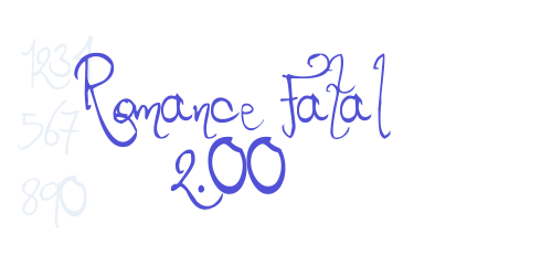 Romance Fatal 2.00-font-download