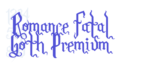 Romance Fatal Goth Premium-font-download