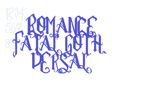 Romance Fatal Goth Versal