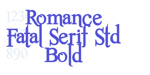 Romance Fatal Serif Std Bold-font-download