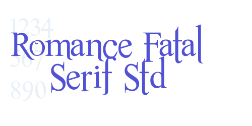 Romance Fatal Serif Std-font-download