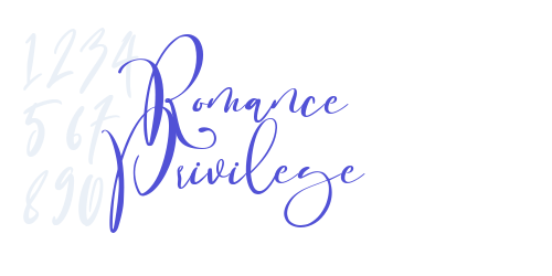 Romance Privilege-font-download