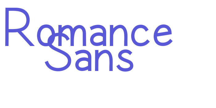 Romance Sans Font Download