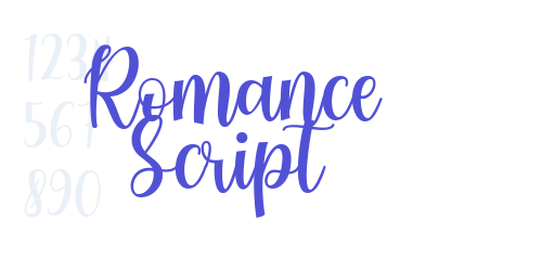 Romance Script-font-download