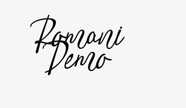 Romani Demo Font