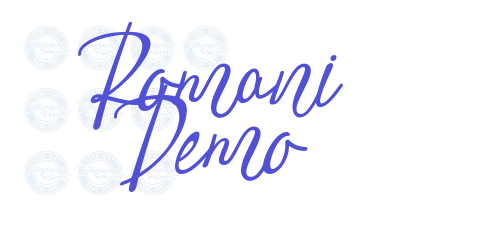 Romani Demo-font-download