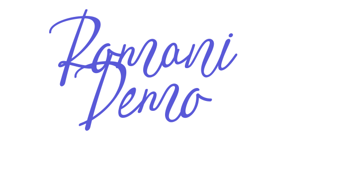 Romani Demo Font