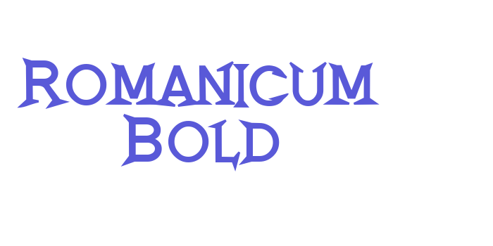 Romanicum Bold Font Download