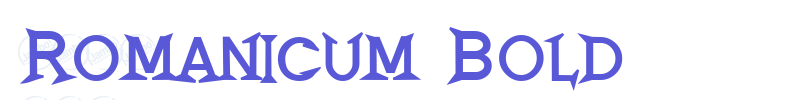 Romanicum Bold font