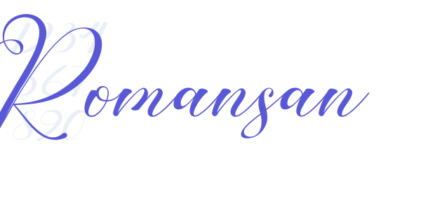 Romansan font free