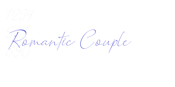 Romantic Couple font