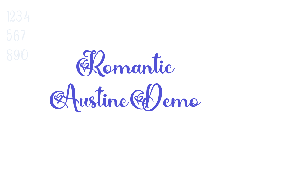 Romantic AustineDemo-font-download