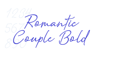 Romantic Couple Bold-font-download