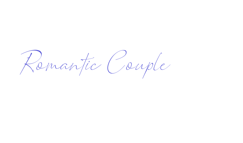 Romantic Couple Font Download