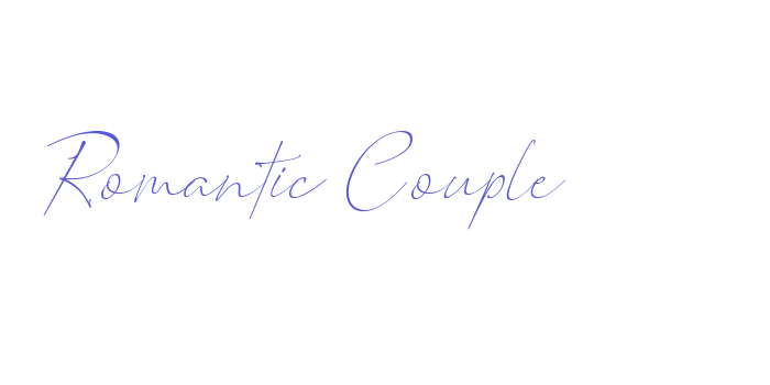 Romantic Couple Font Download